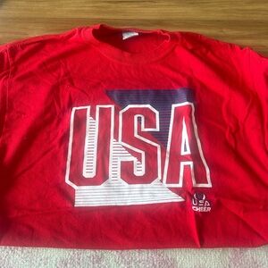 USA Cheer Red T-Shirt